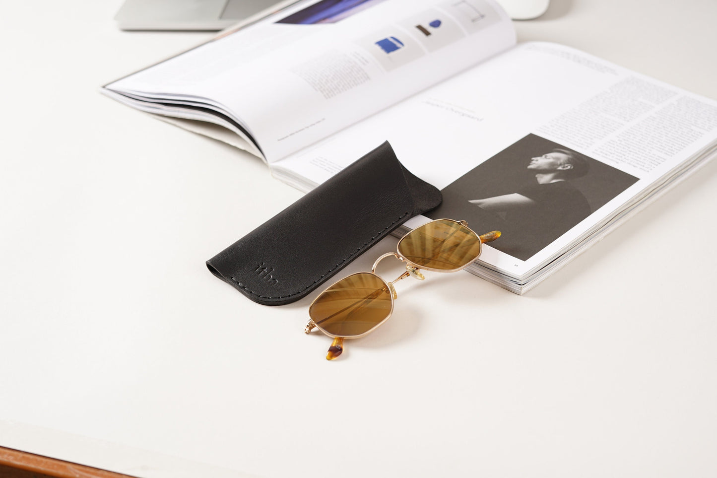 Personalized Eyewear Cover, Leather Glasses Case