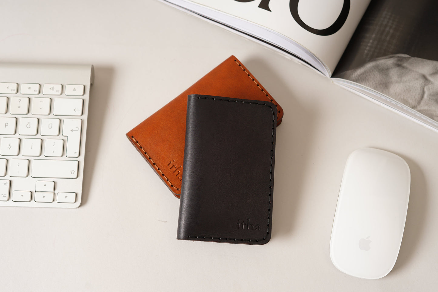 Slim Leather Bifold Wallet