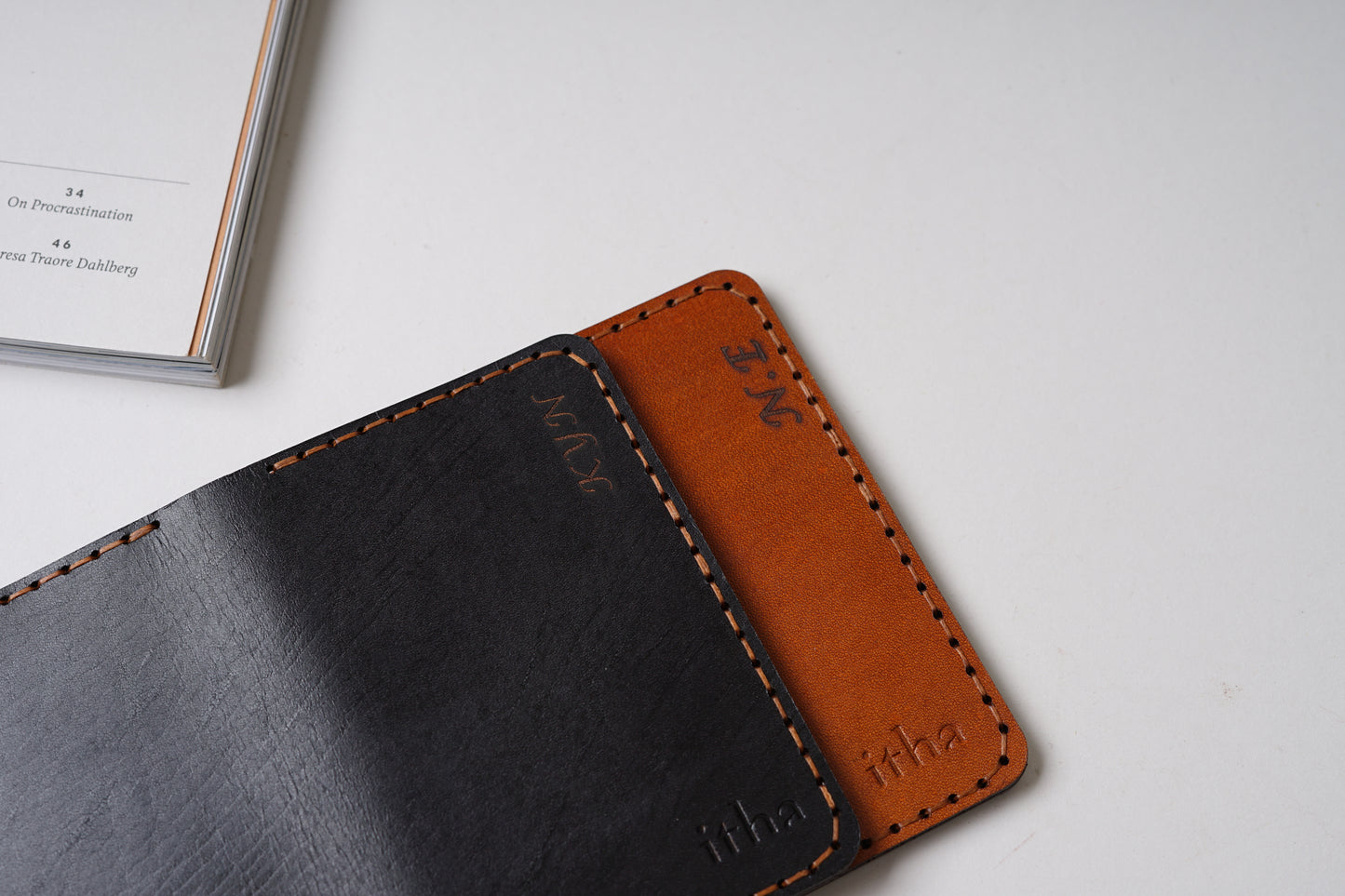 Slim Leather Bifold Card Wallet