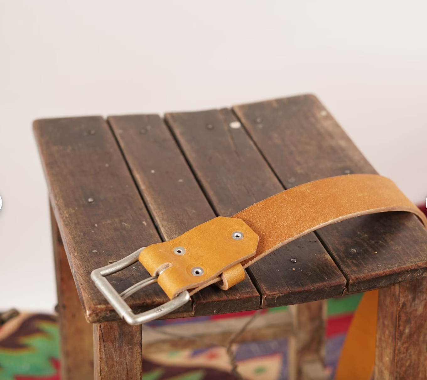 Full Grain Leather Custom Handmade Mens Belt