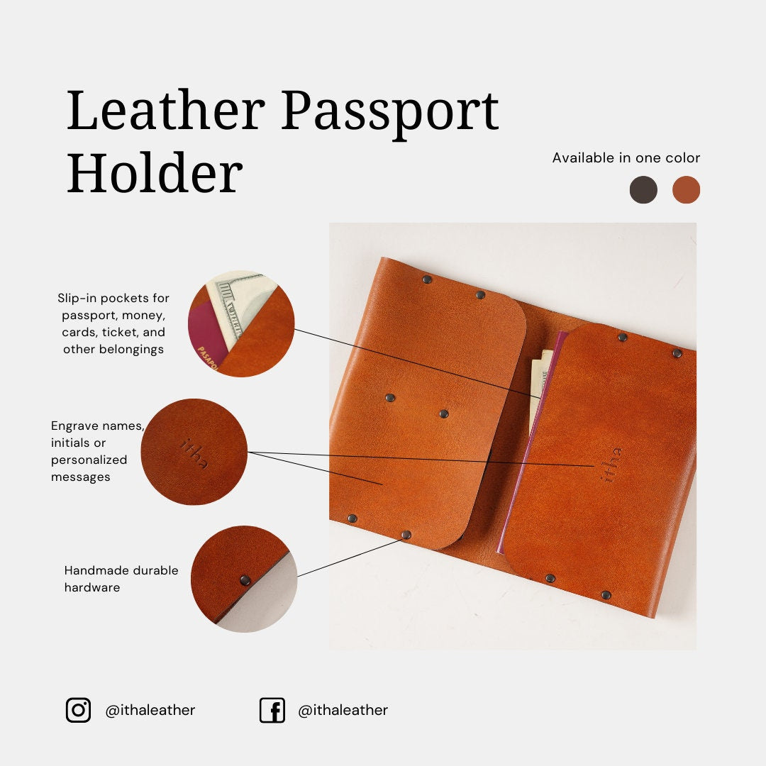 Leather Passport Holder/Passport Cover/Passport Case