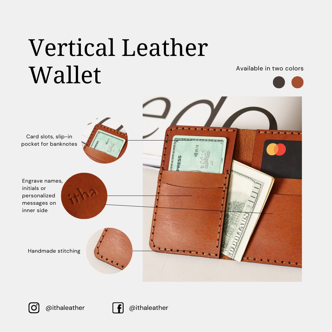 Slim Leather Card Wallet