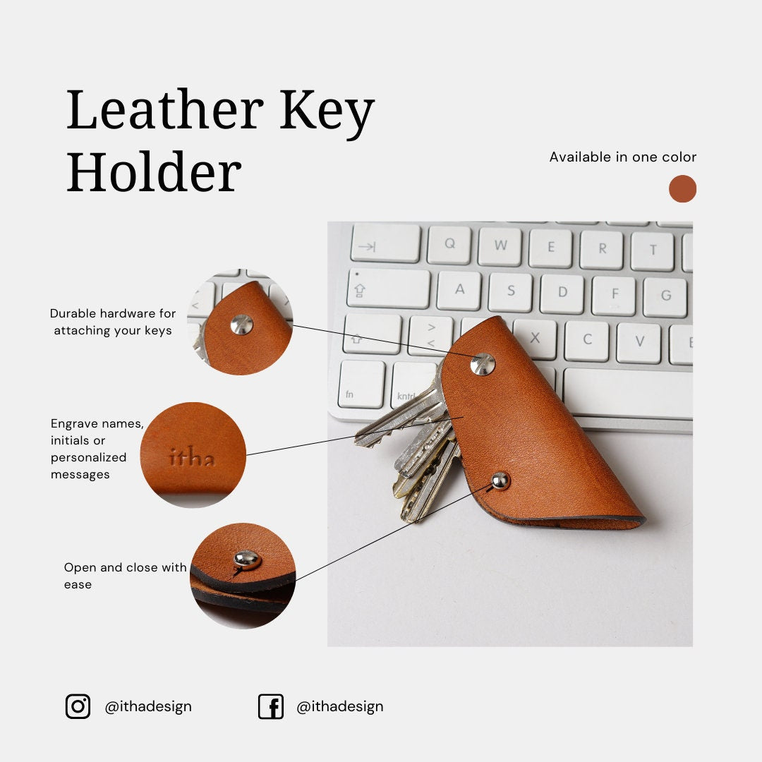 Leather Key Holder/Keychain