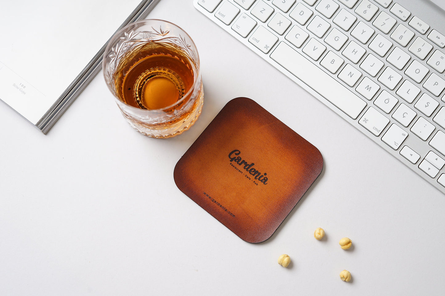 Personalized Leather Coasters